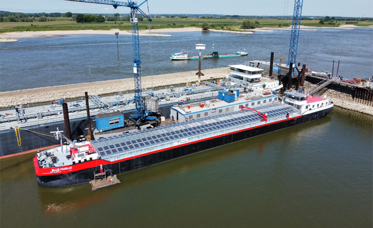 Blue Marlin, cargo hybride solaire de 35 kW