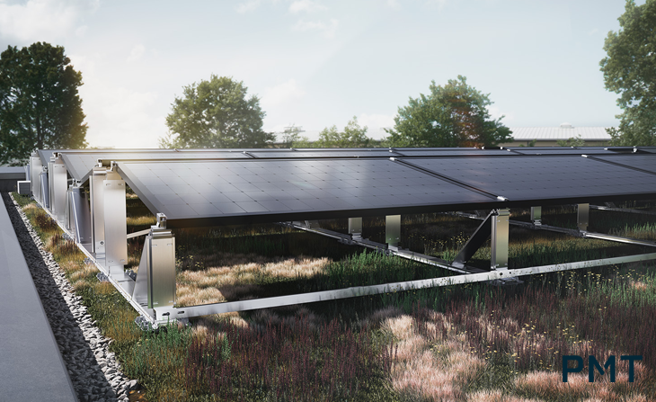 Toits verts et solaire