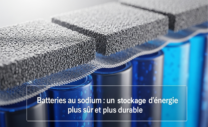 Batteries au sodium : un stockage d’énergie plus sûr et plus durable