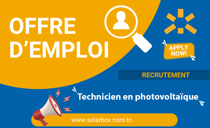 Opportunité : Technicien en Photovoltaïque