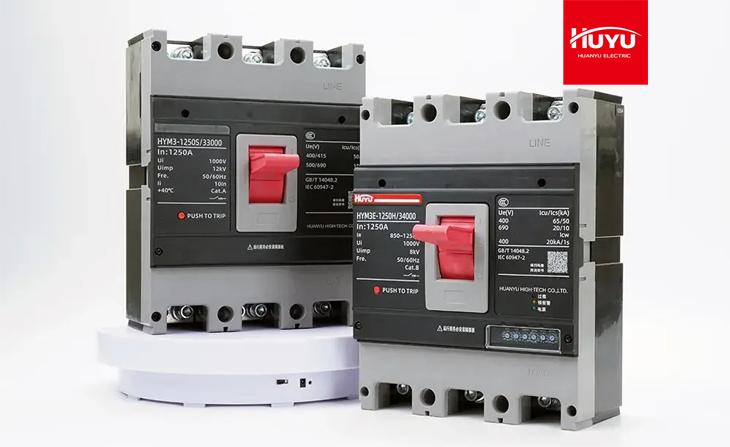 Huyu Electric : sécurité MCCB 1250A PV.