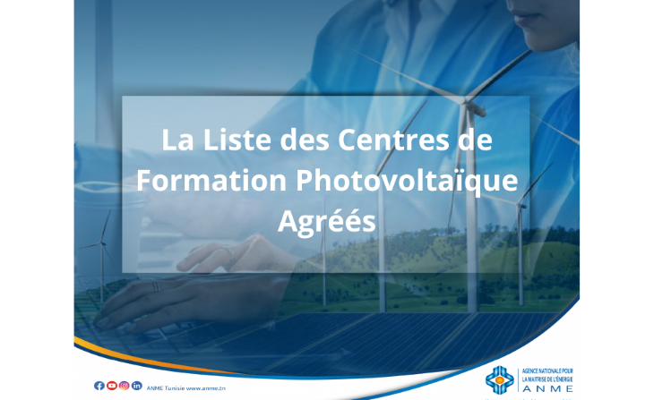 La Liste des Centres de Formation Photovoltaïque Agréés