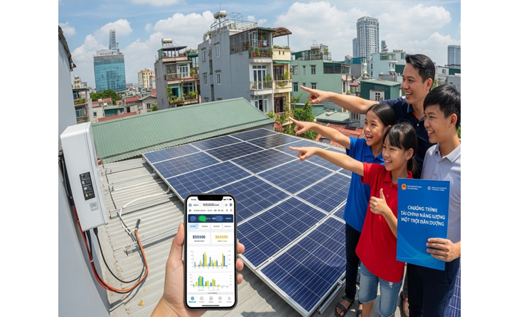 Vietnam finance le solaire résidentiel.