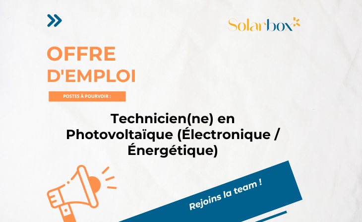 technicien(ne) photovoltaïque