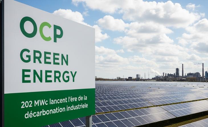  OCP GREEN ENERGY : 202 MWc lancent l’ère de la décarbonation industrielle