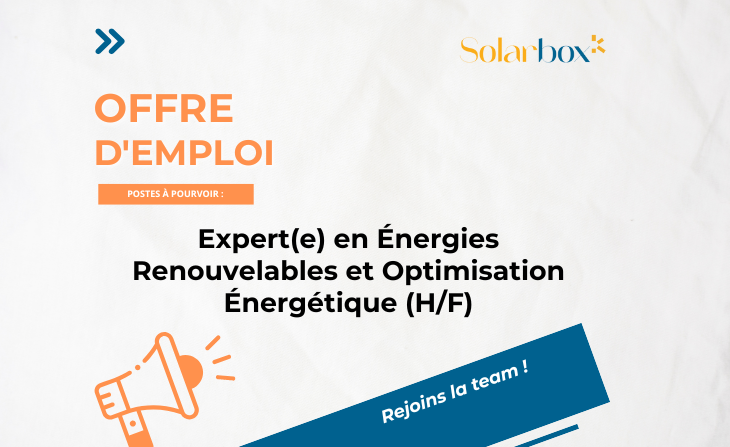 Expert(e) en Énergies Renouvelables et Optimisation Énergétique ENR (H/F)