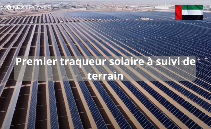 Premier traqueur solaire à suivi de terrain des Émirats arabes unis