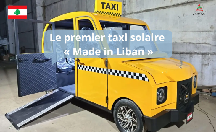 Le premier taxi solaire « Made in Liban » est né