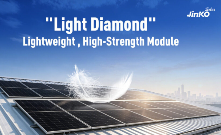 JinkoSolar lance le module « Light Diamond »