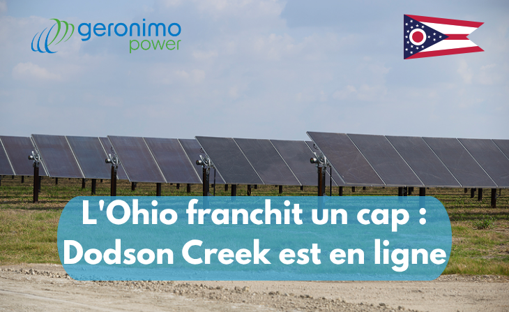 L&rsquo;Ohio franchit un cap : Dodson Creek est en ligne