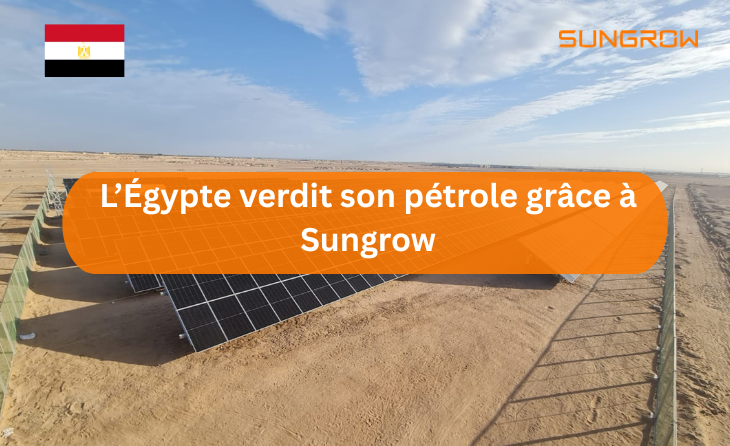 L’Égypte verdit son pétrole grâce à Sungrow
