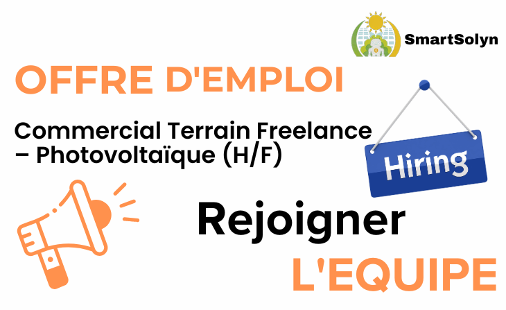 Commercial Terrain Freelance – Photovoltaïque (H/F)